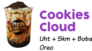 Menu Boba Empire Cookies Cloud